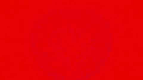 Glowing pink heart particles on red background Stock Footage 337611163