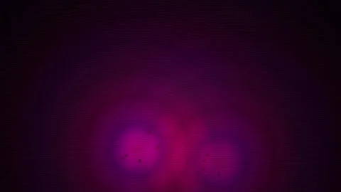 Glowing pink lights in darkness sequence. Stock Footage 334665801