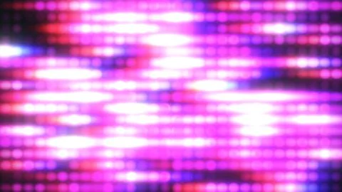 Glowing Pink Neon LED Light Grid Abstract Stage Background Stock Illustration