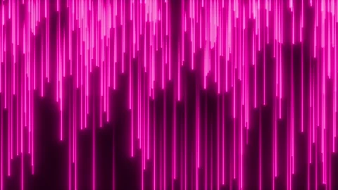 Glowing pink neon lights streaming across the screen. Stock Footage 301877906