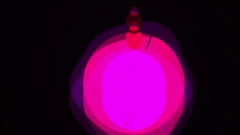 Glowing pink orb on black background with variations. Stock Footage 337471169
