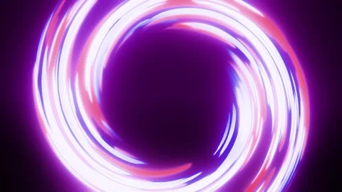 Glowing pink purple space background. black hole. digital, techno. Stock Footage 276890214