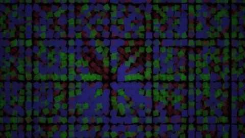 Glowing pixelated background with grid pattern. Vídeos de archivo 335959941