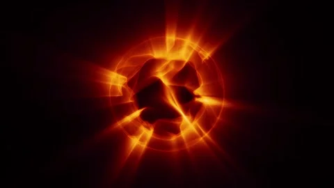 Glowing Plasma Sphere Stock Footage 332739319