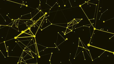 Glowing plexus. Geometric background connecting dots as plexus. Digital ple.. イラスト素材