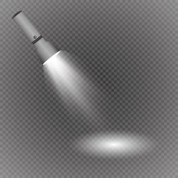 Glowing pocket torch light. Glowing pocket torch light Stock-Illustration
