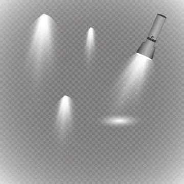 Glowing pocket torch light. Glowing pocket torch light Stock Illustration