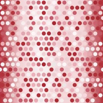 Glowing polka dot pattern. Seamless vector background イラスト素材