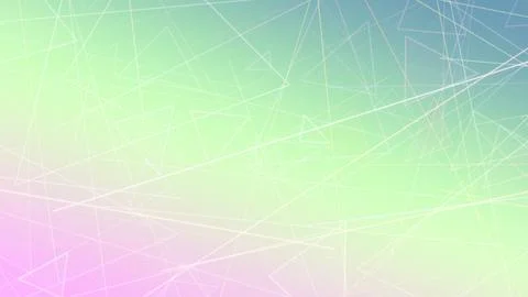 A glowing polygon network in bright blue with white line accents delivers a.. Stock Illustration