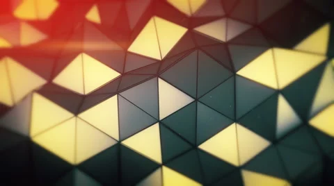 Glowing polygonal surface vibrating seamless loop 4k UHD (3840x2160) Stock Footage 67429186