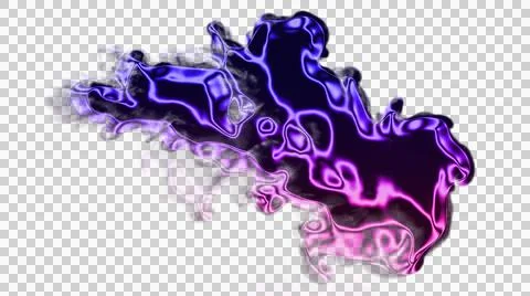 Glowing purple 3 D rendered molecular structure with intricate bonds and atomic 스톡 일러스트