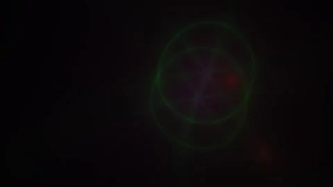 Glowing purple and green light circle. Stock Footage 340028959