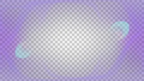 Glowing purple background with light blue shapes イラスト素材