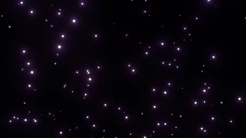 Glowing Purple Bokeh Particles Motion Loop Video Stock Footage 337278367