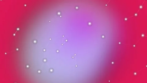 Glowing Purple Circle with White Dots. Video stock 329500612