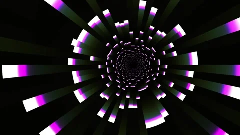 Glowing purple circle with white lines. Stock Footage 340029245