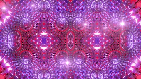 Glowing Purple Discs Vidéo 102430574