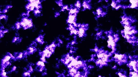 Glowing purple energy cloud texture background with abstract cosmic nebula Stock Footage 334140138