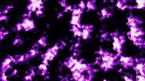 Glowing purple energy clouds abstract background with dynamic neon light texture Stock Footage 334140106