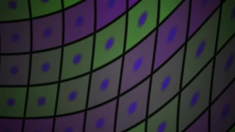 Glowing Purple Green Grid Pattern. Stock Footage 335111812