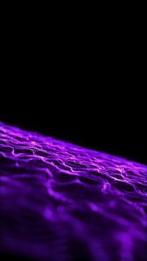 Glowing purple horizon dynamic background in 4K. Stock Footage 330592976