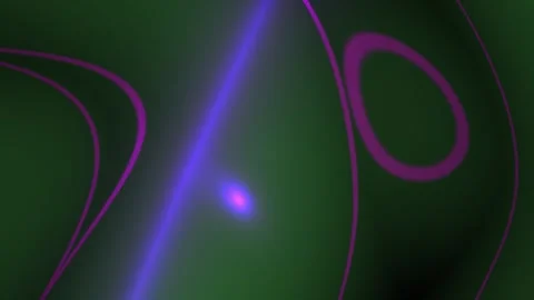 Glowing purple lines and dots on green background. Stock Footage 335524547