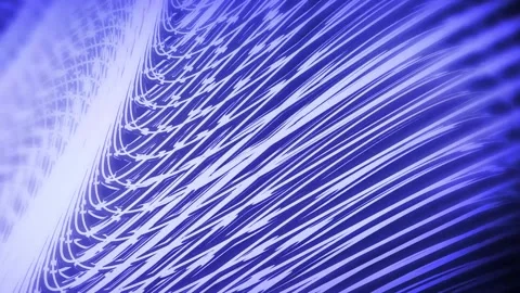 Glowing purple net background animation, animated abstract purple background Video stock 304861020