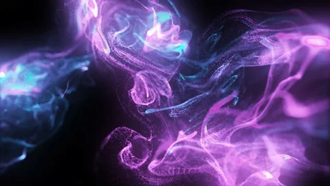 Glowing Purple Pink Particles Background Loop Stock Footage 207802988
