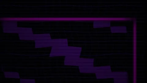 Glowing purple pixelated background design. Stock Footage 340029597