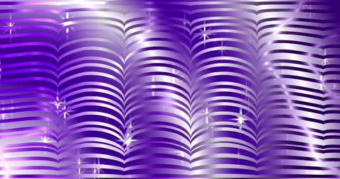 Glowing purple waves move Stock Footage 144674425