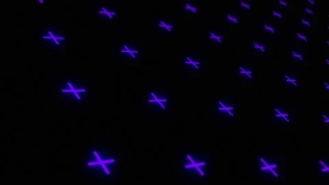 Glowing Purple X Pattern Background Clockwise Spin Seamless Loop Stock Footage 229192005