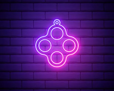 Glowing Push Bubble Colour Fidget Toy,Neon Sensory Toy Bubble Popper Pop It T Stock Illustration