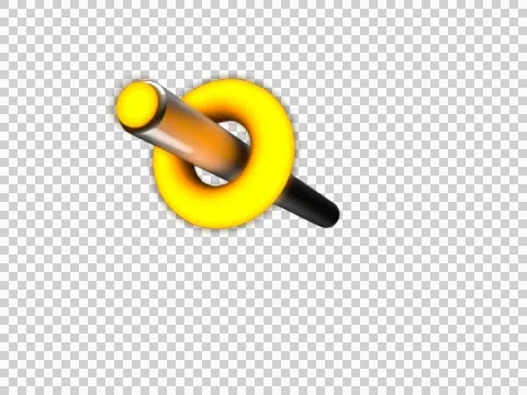 Glowing Quantum Element 7 Stock Footage 41252822