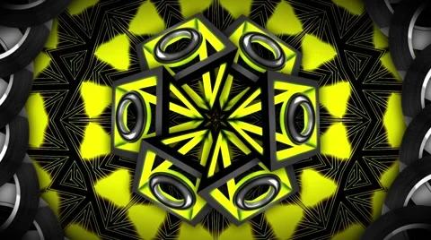 Glowing Quantum VJ Loop 1 Stock Footage 41251713