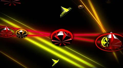 Glowing Quantum VJ Loop 10 Video stock 41250496