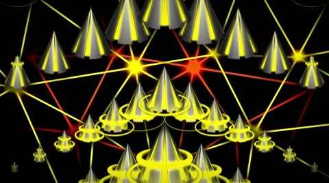 Glowing Quantum VJ Loop 2 B Stock-Footage 41251250