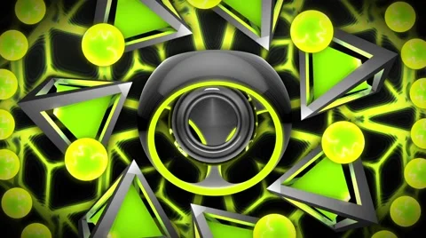 Glowing Quantum VJ Loop 5 Stock Footage 41250829