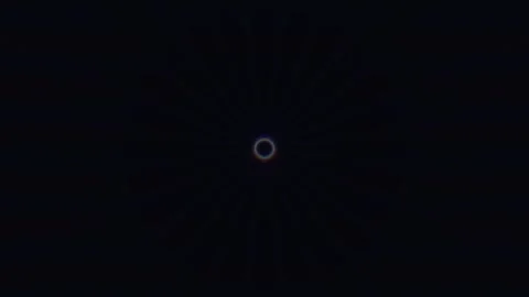Glowing Rainbow Ring with Radial Rays Seamless Loop Stock Footage 340606623
