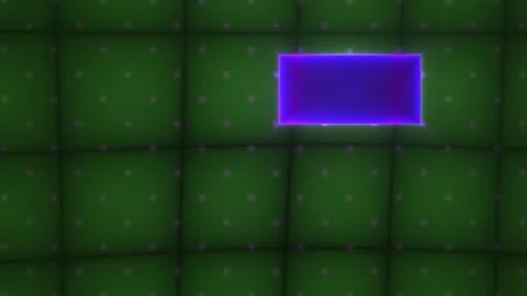 Glowing rectangle on grid background. Video stock 337472271