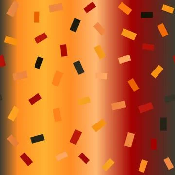 Glowing rectangle pattern. Seamless vector chaotic background Illustrazione stock