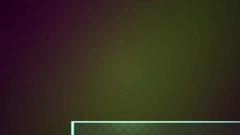 Glowing Rectangular Frame Moving over Dark Gradient Background for Overlays Stock Footage 343706415