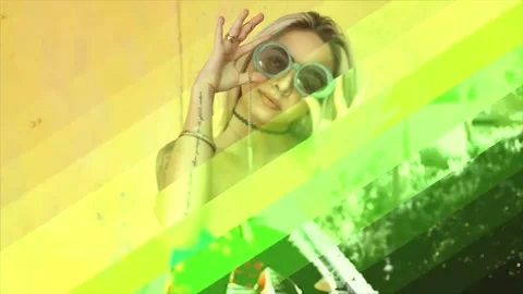 Glowing Rectangular Transitions for After Effects Stock After Effects