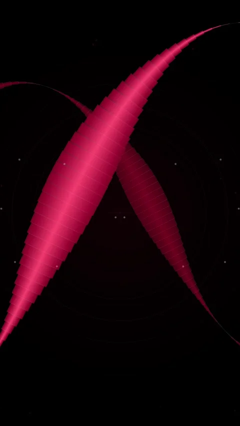 Glowing red abstract flow lines intersecting cross dynamic energy backgroun.. Stock Footage 345492840