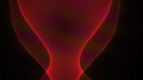 Glowing red abstract shapes on black background. Stock Footage 337472135