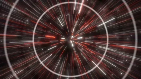 Glowing Red and White Rays In Galaxy Animation. 動画素材 201631654