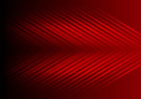 Glowing red arrows tech futuristic abstract background Illustrazione stock