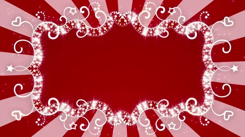 Glowing red banner loopable animation 4k (4096x2304) Stock Footage 56886995