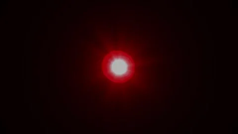 Glowing Red Beam light blinking animation. Видео 336620557