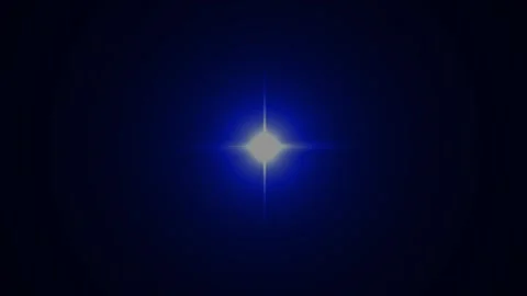 Glowing Red Beam light blinking animation. 库存影片 336620562