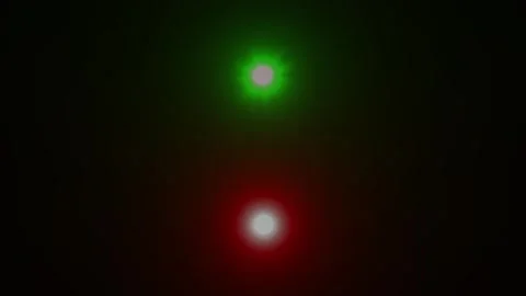 Glowing Red Beam light blinking animation. Stockbeeldmateriaal 336620563